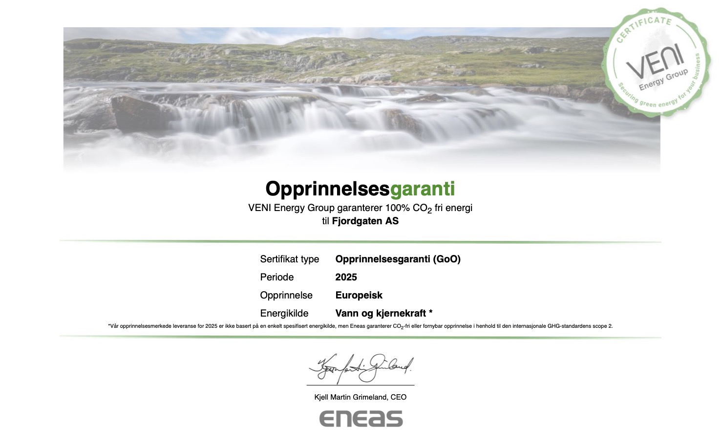 Bærekraft og CO2-fri energi